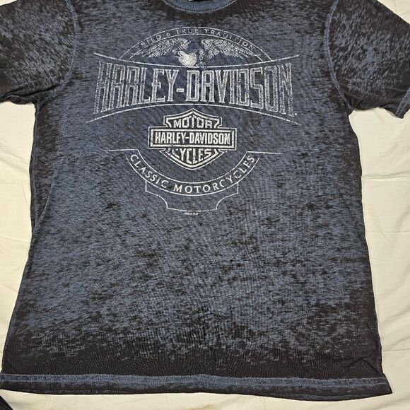 Harley Davidson Elvis Graceland Grey Lightweight Thin Shirt Men's Size Small - Picture 7 of 9